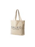 Sala'o Beach Wear TOTE BAG beige con logo SALA'O — fondo transparente
